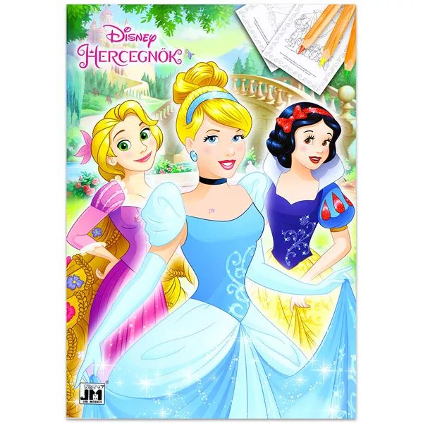 Disney Hercegnők: színező és foglalkoztató füzet - A4