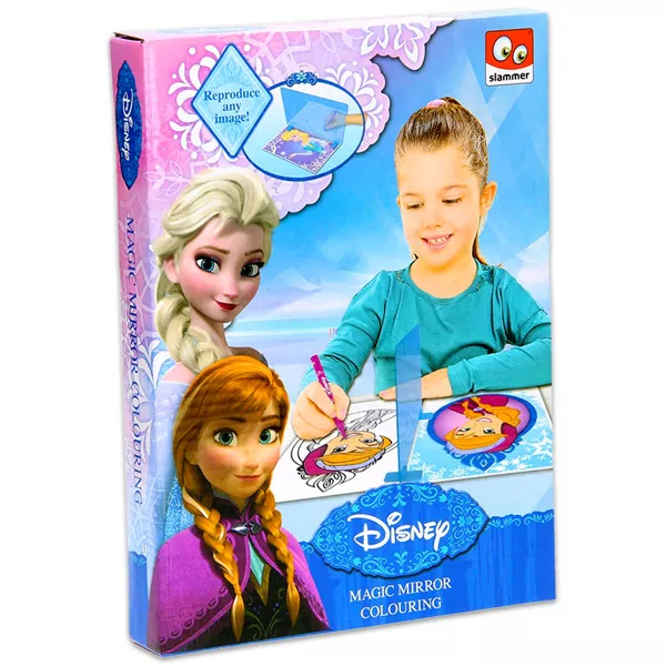 Disney hercegnők Jégvarázs mágikus tükrös színező
