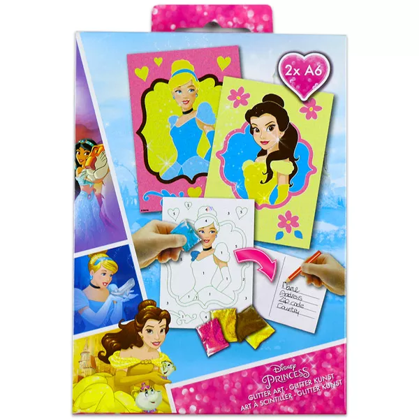 Disney hercegnők Belle képeslap készítő készlet 