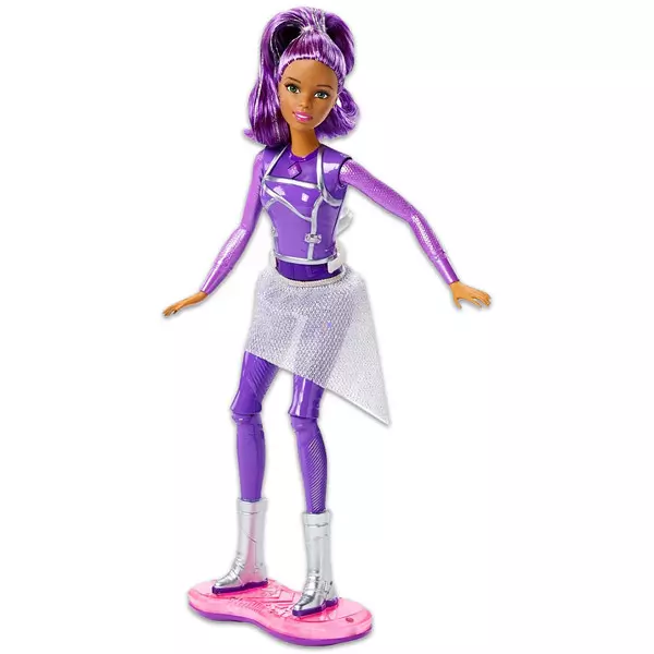 Barbie: Star Light Adventure - Păpuşă Sal-Lee cu hoverboard