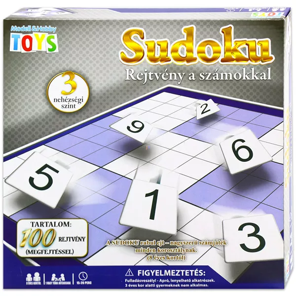 Sudoku, rejtvény a számokkal társasjáték