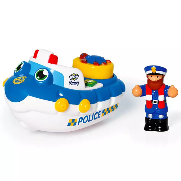 WOW: Perry barca de poliţie