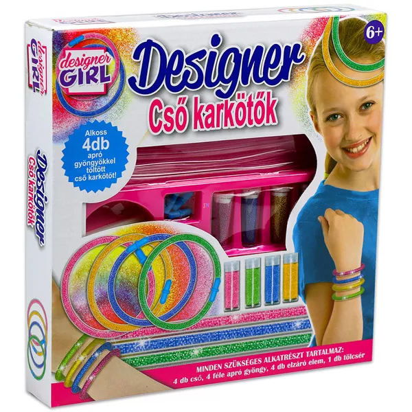 Creative Kids: Designer Girl cső karkötők