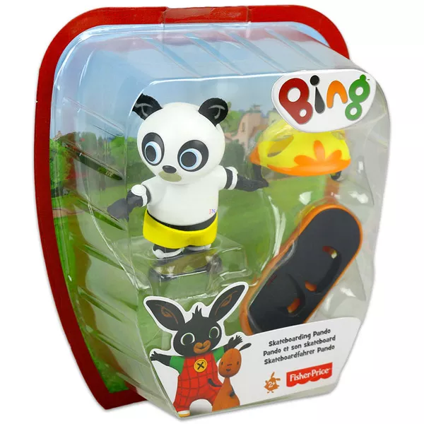 Fisher-Price: Bing: Figurină Pando cu skateboard