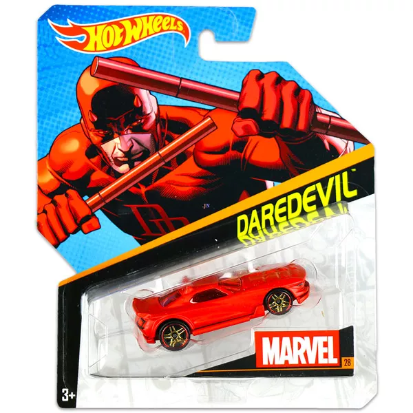 Hot Wheels Marvel karakter kisautók: Daredevil kisautó 
