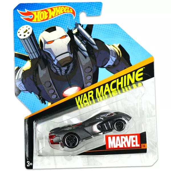 Hot Wheels Marvel karakter kisautók: War Machine kisautó 