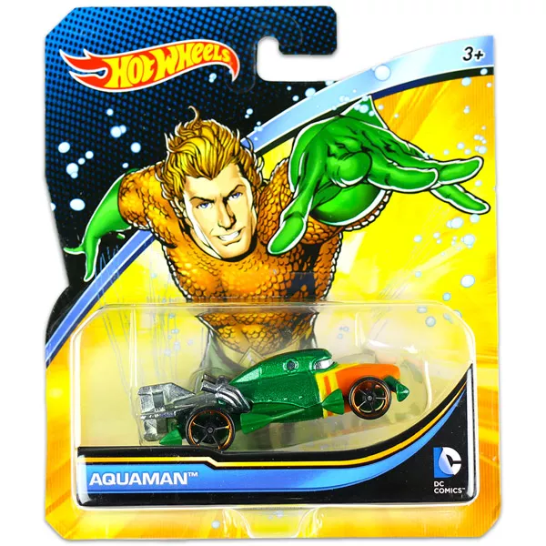 Hot Wheels DC karakter kisautók: Aquaman 