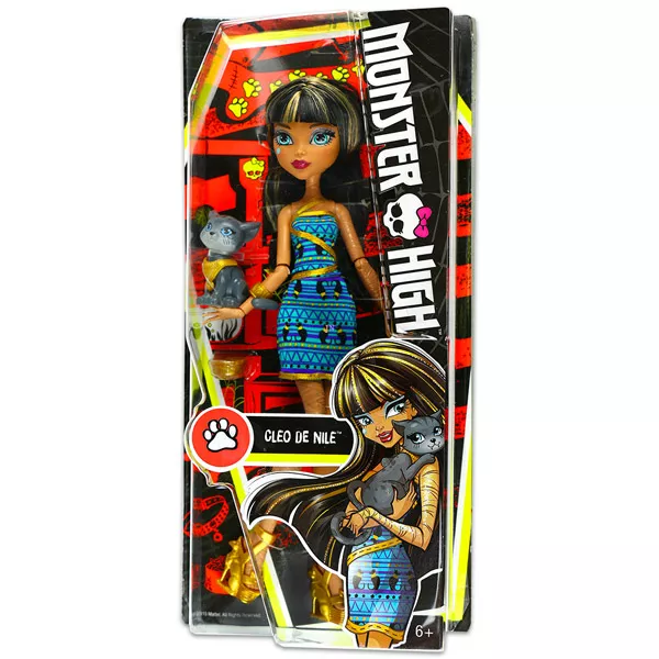 Monster High Rémséges kiskedvenc: A Múmia lánya - Cleo De Nile 