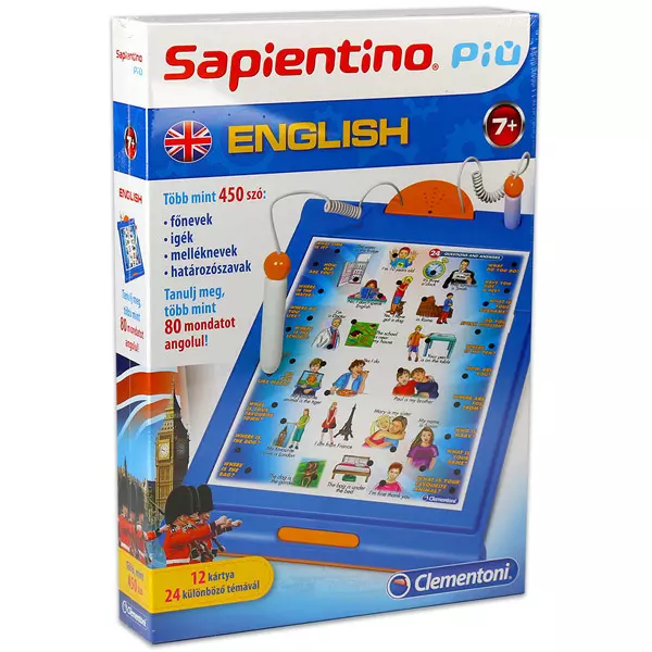 Clementoni-Sapientino: engleză jucăuşă - ediţie nouă, în lb. maghiară