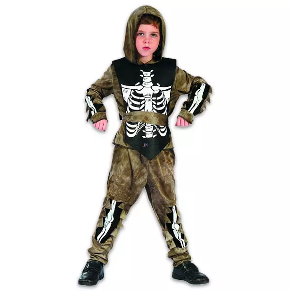 Costum schelet zombie - mărime 120-130 cm