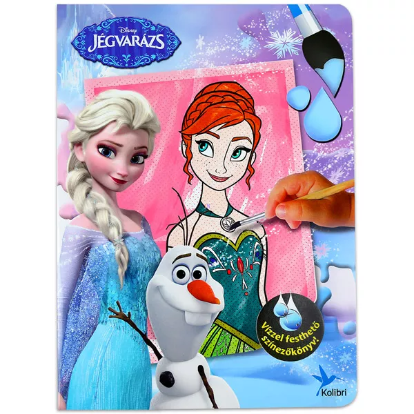 Disney hercegnők Jégvarázs - vízzel festős könyv