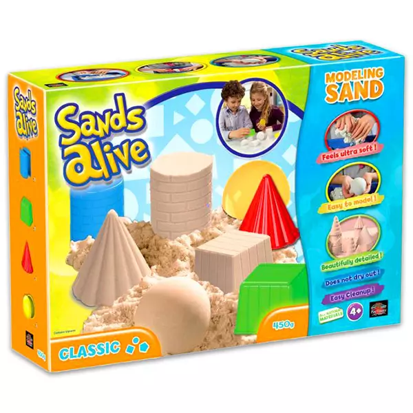Sands Alive: modellező kinetikus homok - klasszikus formák, 450 g