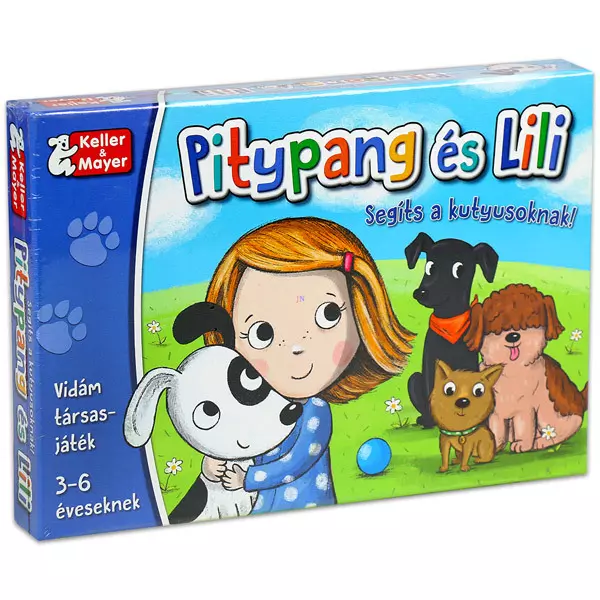 Pitypang şi Lili - Ajută-l câinii! - joc de cărţi, în lb. maghiară