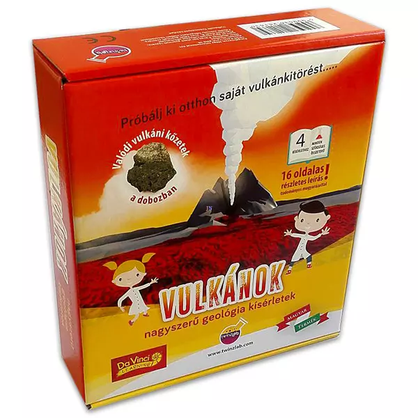 Twinzlab: Vulcanii - experimente geologice cu instrucţiuni în lb. maghiară