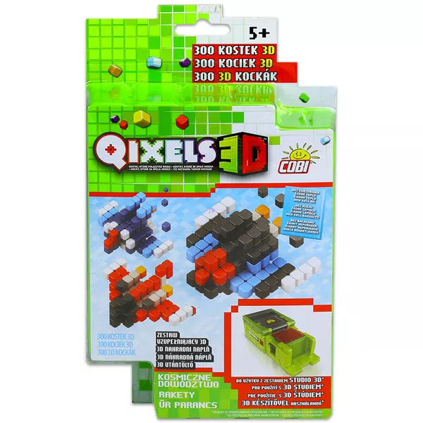 Qixels 3D: kiegészítő csomag - Űrkommandó