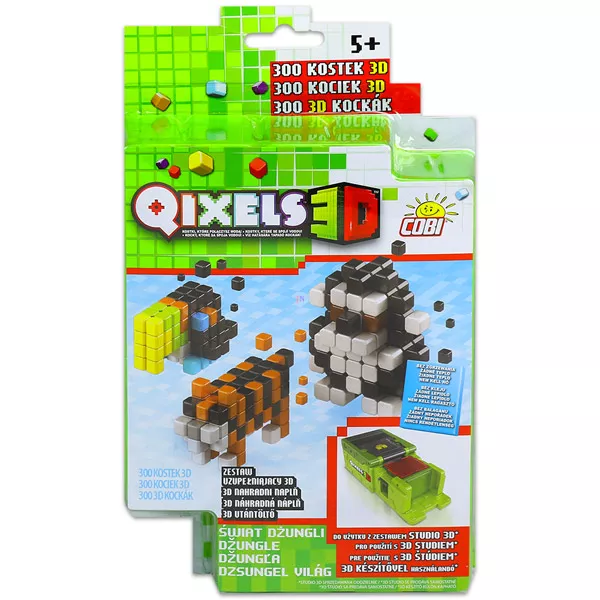 Qixels 3D: kiegészítő csomag - Dzsungelvilág