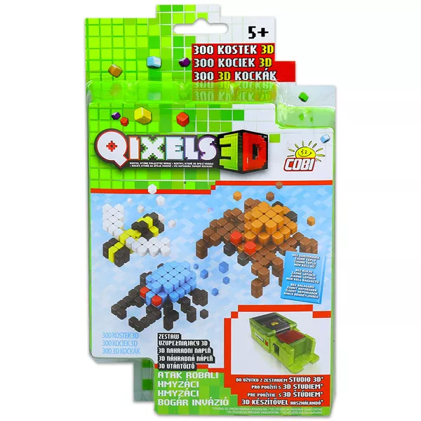 Qixels 3D: kiegészítő csomag - Bogárinvázió