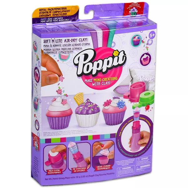Poppit tematikus utántöltő csomag - muffin