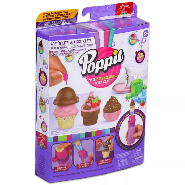 Poppit tematikus utántöltő csomag - fagylalt