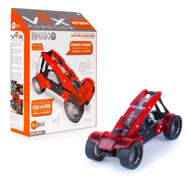VEX Robotics hátrahúzós, több sebességes autó