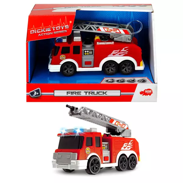 Action Series: mini maşină de pompieri - 15 cm