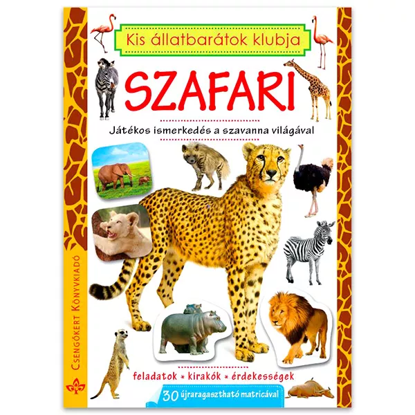 Szafari - játékos ismerkedés a szavanna világával