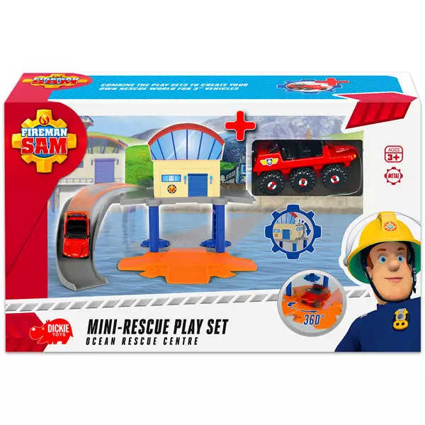 Sam a tűzoltó Mini álllomás játékszett járművel