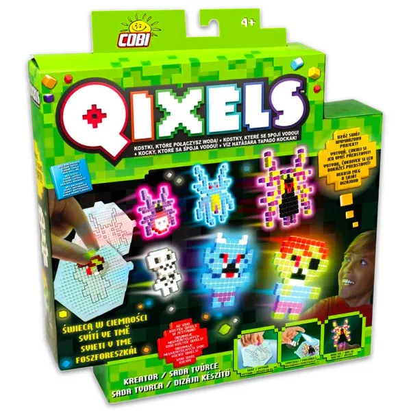 Qixels: Foszforeszkáló figurakészító
