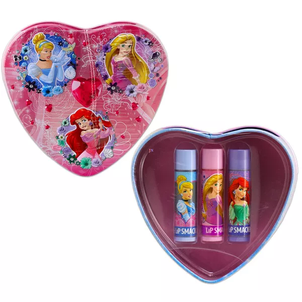 Disney hercegnők: ajándékdobozos ajakbalzsam 3 darabos