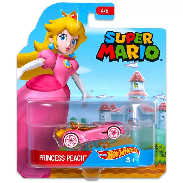 Hot Wheels Super Mario: Princess Peach kisautó 