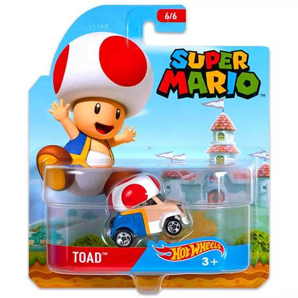 Hot Wheels Super Mario: Toad kisautó 