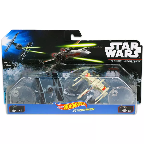 Hot Wheels Star Wars: Starhips - Tie Fighter vs. X-wing Fighter 