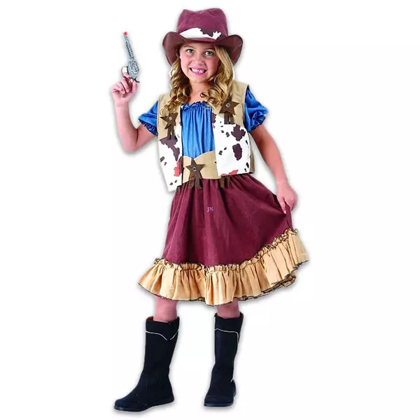 Costum Fată Cowboy - mărime 120-130