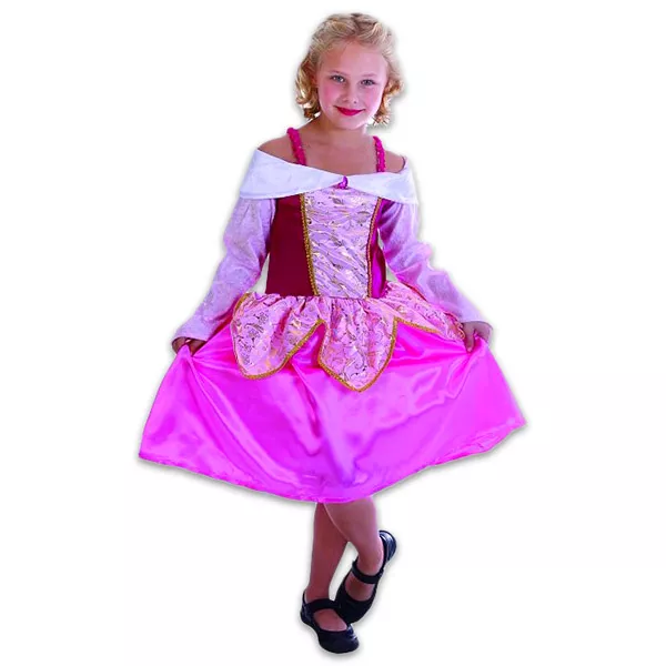 Costum rochie prinţesă - mărime 130-140, roz