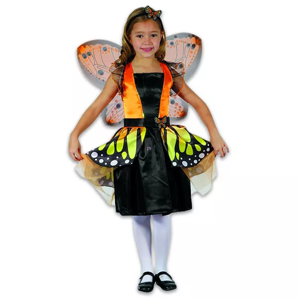 Costum fluture - mărime 120-130, portocaliu