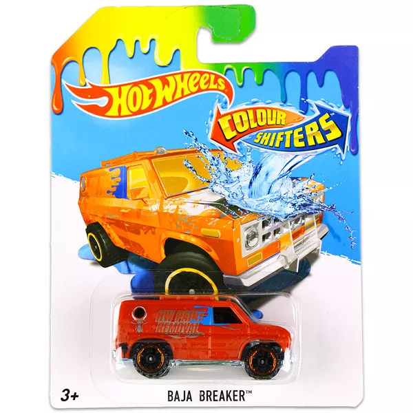 Hot Wheels: színváltós Baja Breaker furgon