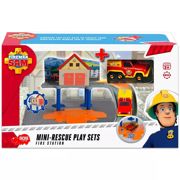 Sam, a tűzoltó: mini tűzoltóállomás járművel