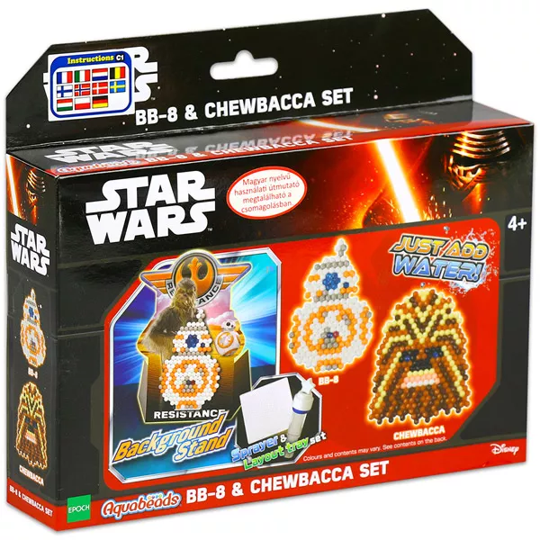 Aqua Beads: Star Wars BB-8 és Chewbacca készítő szett