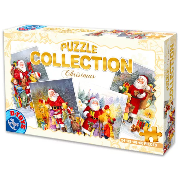 Crăciunul - puzzle 4-în-1