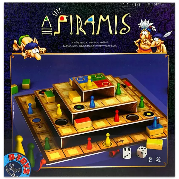 Piramis 3D családi társasjáték