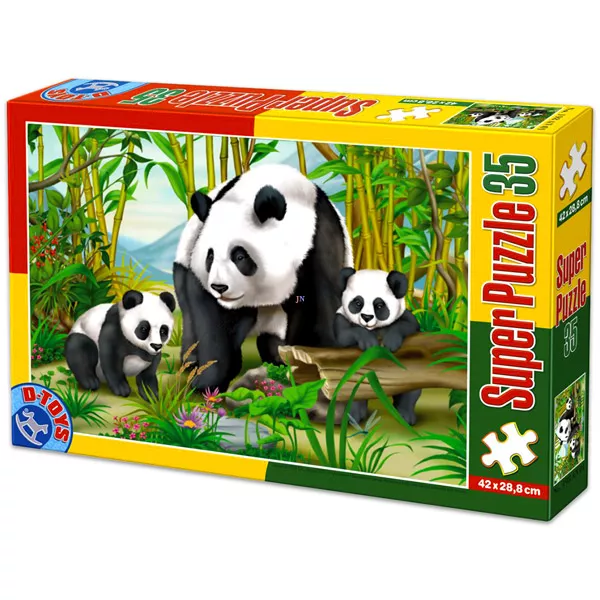 Panda maci 35 darabos super puzzle
