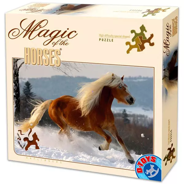 Magic of the Horses puzzle cu 239 piese - Cal Haflinger