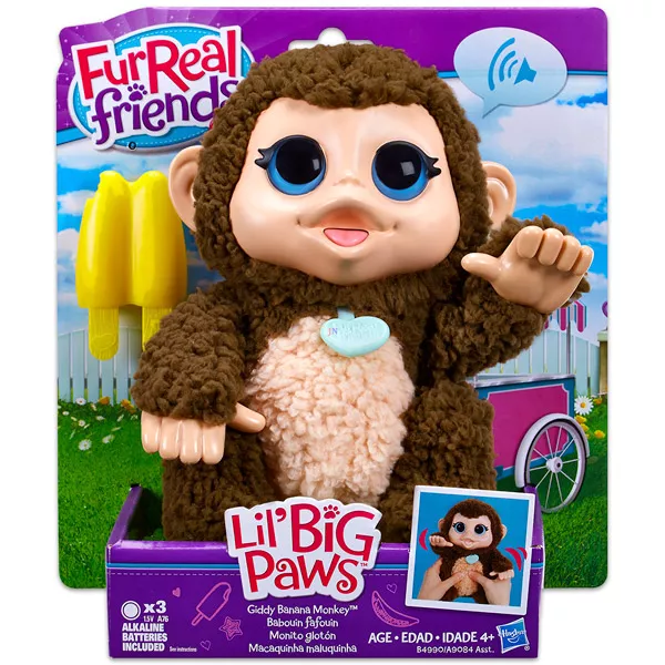 FurReal Friends: Lil Big Paws - maimuţă