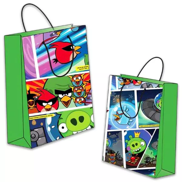 Angry Birds: Nagy álló lakk ajándéktasak - 37 x 22 cm