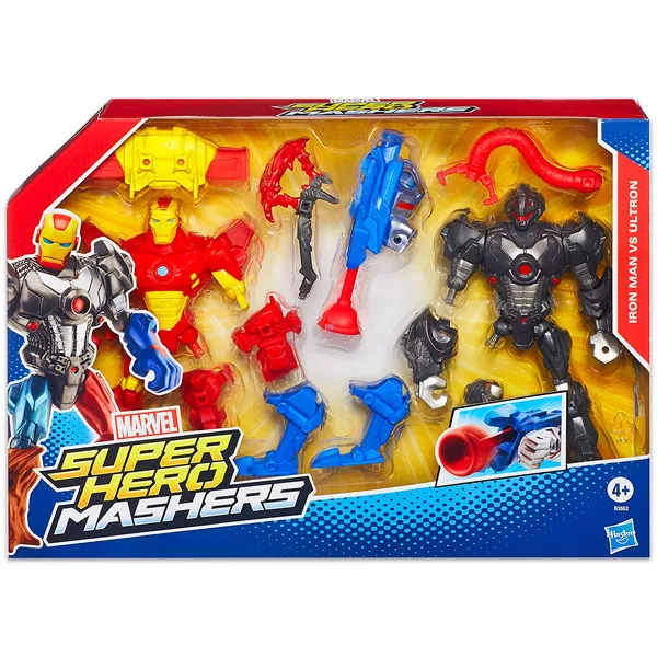 Marvel Mashers szuperhősök: páros figurák - Vasember és Ultron