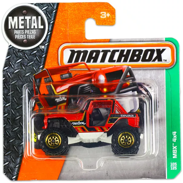 Matchbox: MBX 4x4 kisautó - piros