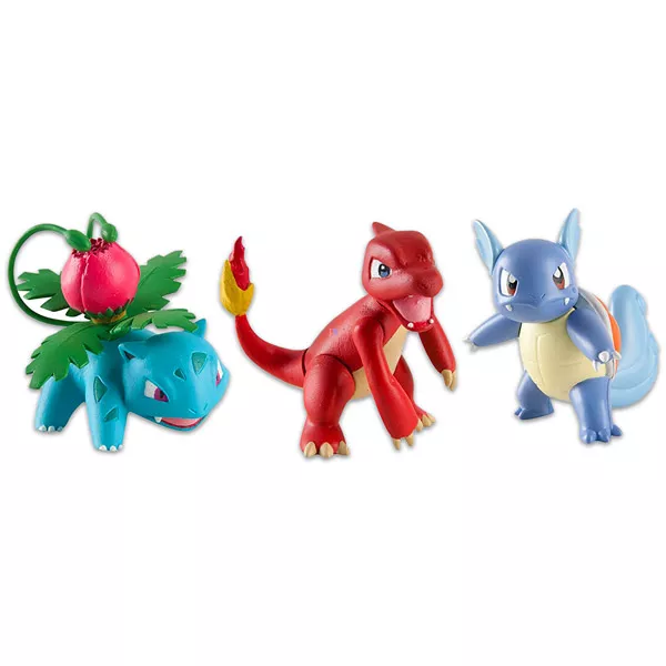 Tomy Pokémon harcos figura szett - 3 db-os - Ivysaur, Charmeleon, Wartortle