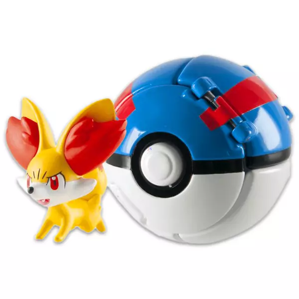 Tomy: Pokemon - Figurină Fennekin cu Poke Ball