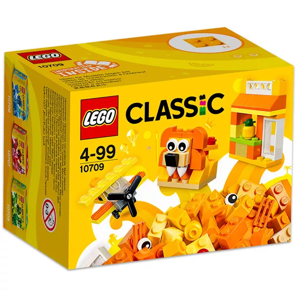 LEGO Classic: Cutie portocalie de creativitate 10709
