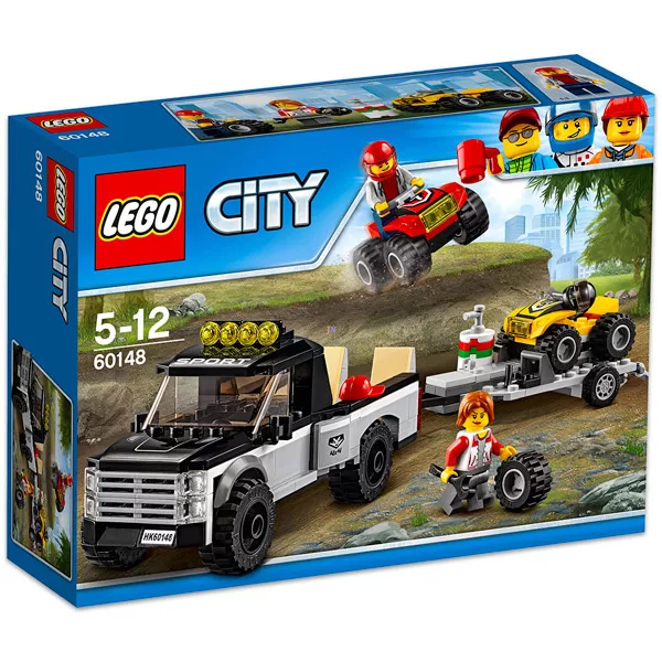 LEGO City: Echipă de curse pe ATV 60148